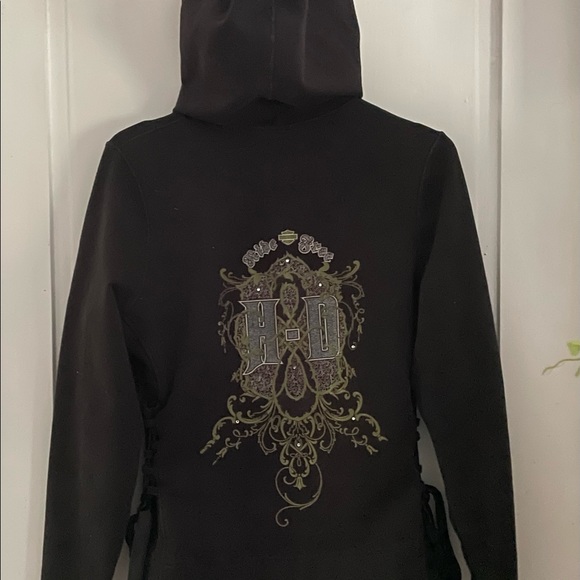 Harley Davidson Zipped Hoodie size M - Picture 2 of 7